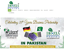 Tablet Screenshot of drziapharma.com